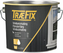 Træfix vindusmaling renhvit 2,5 liter